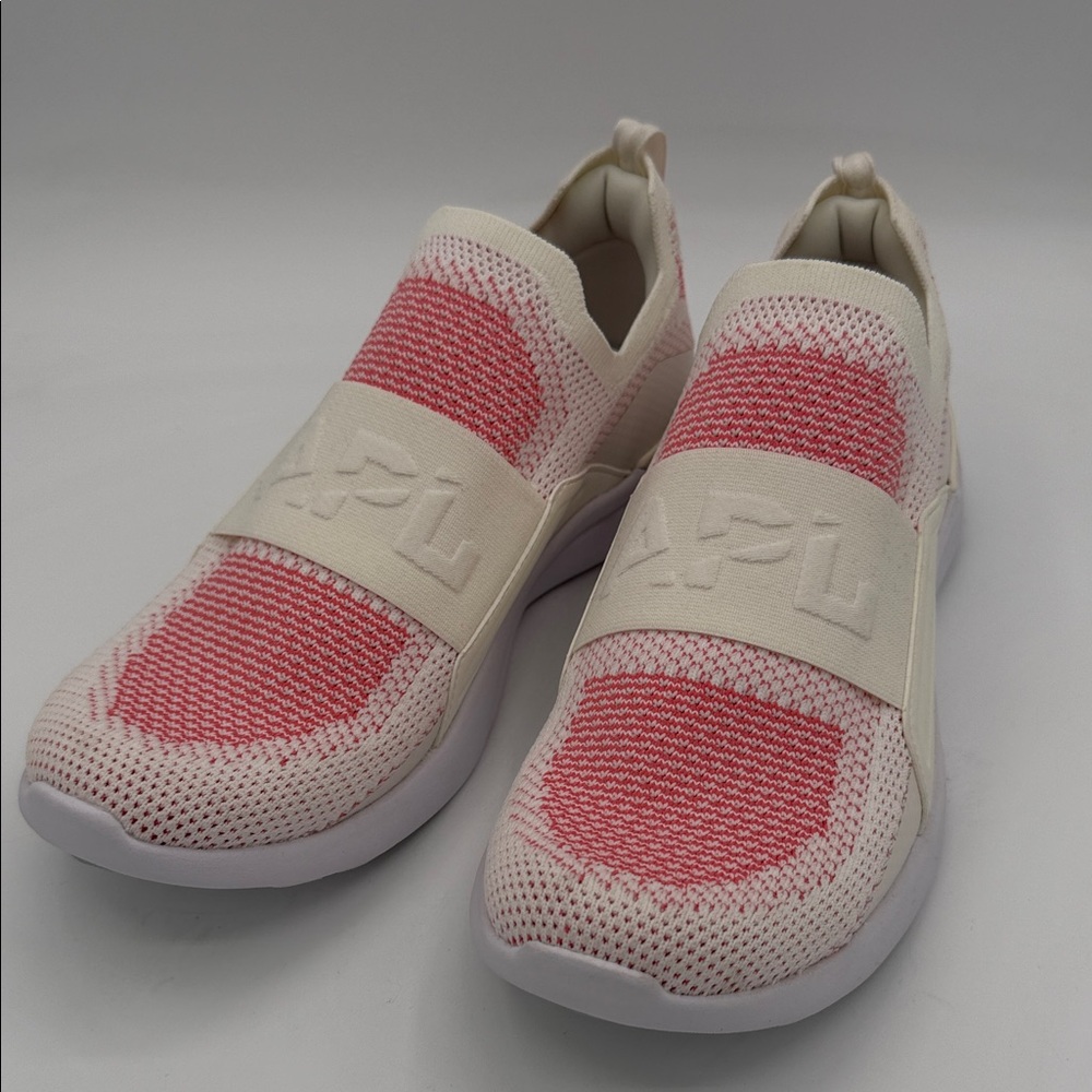 APL Women's TechLoom Bliss Sneakers, ivory/fire coral/white